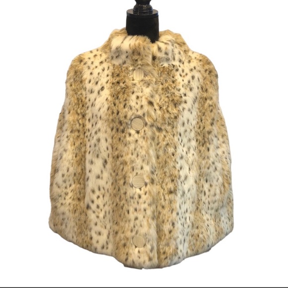 Janie Bryant Faux Fur Capelet size XS - Picture 16 of 16